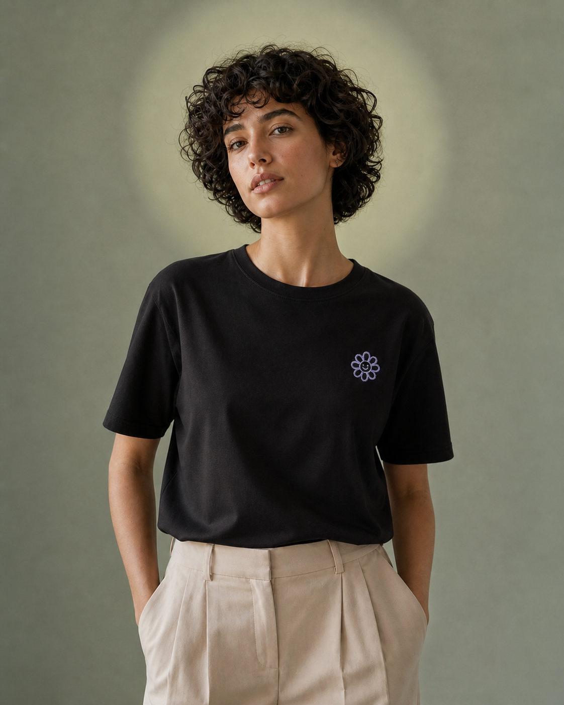 Bloom Tee | Floral Embroidery