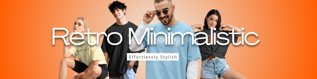 Retro minimalistic tshirts by Qurrito