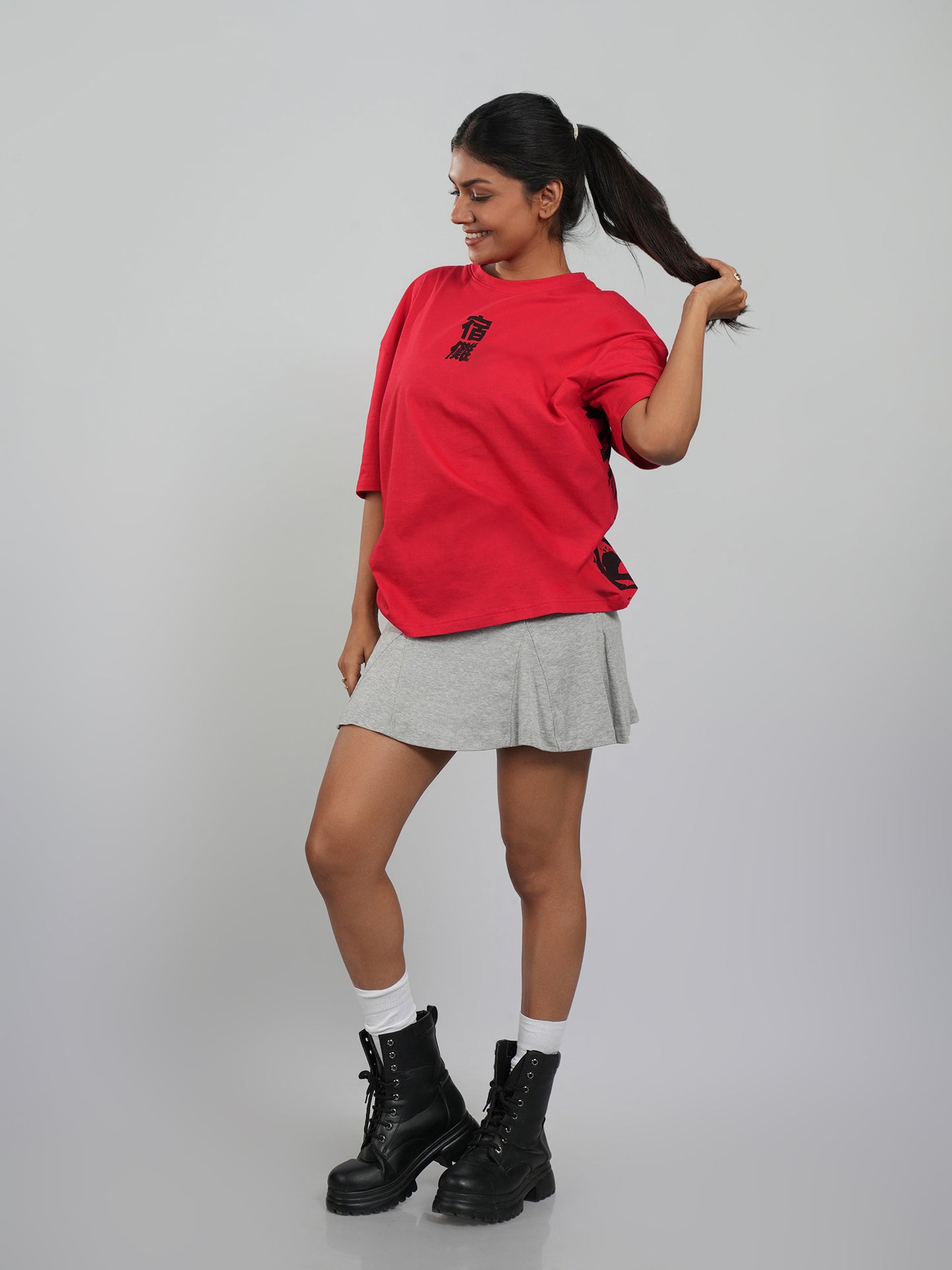 King of Curses Chibi Sukuna Oversized T-Shirt | Qurrito