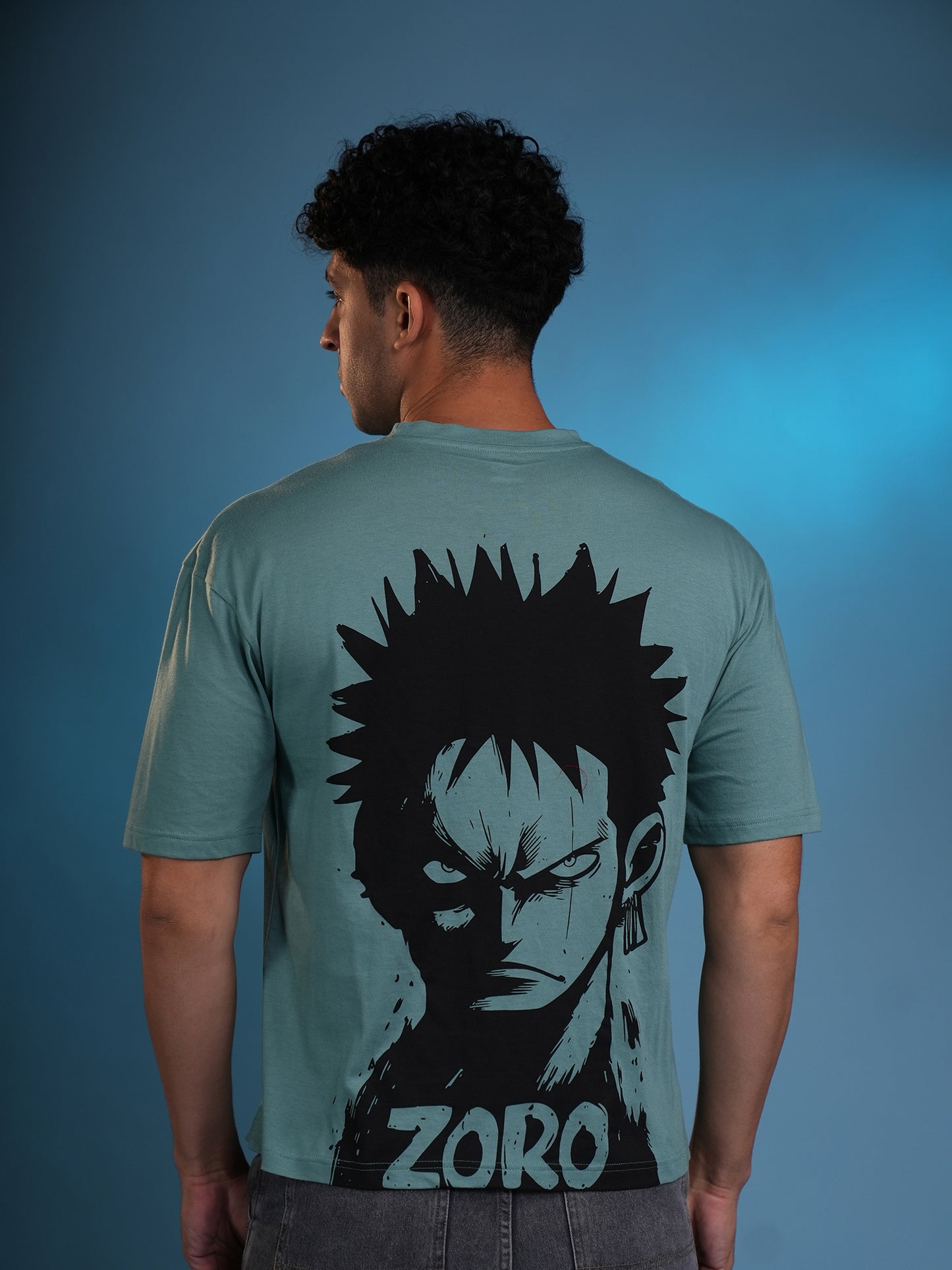 Pirate Hunter Oversized T-Shirt – Blade Glare | Seafoam Green | Qurrito