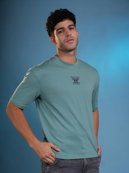 Pirate Hunter Oversized T-Shirt – Blade Glare | Seafoam Green | Qurrito