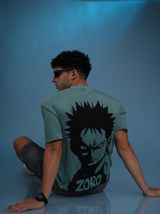 Pirate Hunter Oversized T-Shirt – Blade Glare | Seafoam Green | Qurrito