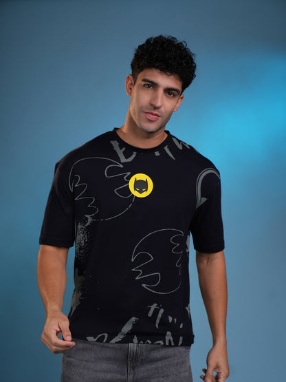 Chibi Dark Knight Graphic Oversized T-Shirt | Qurrito