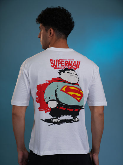 Super-Snack Man Oversized T-Shirt | Qurrito