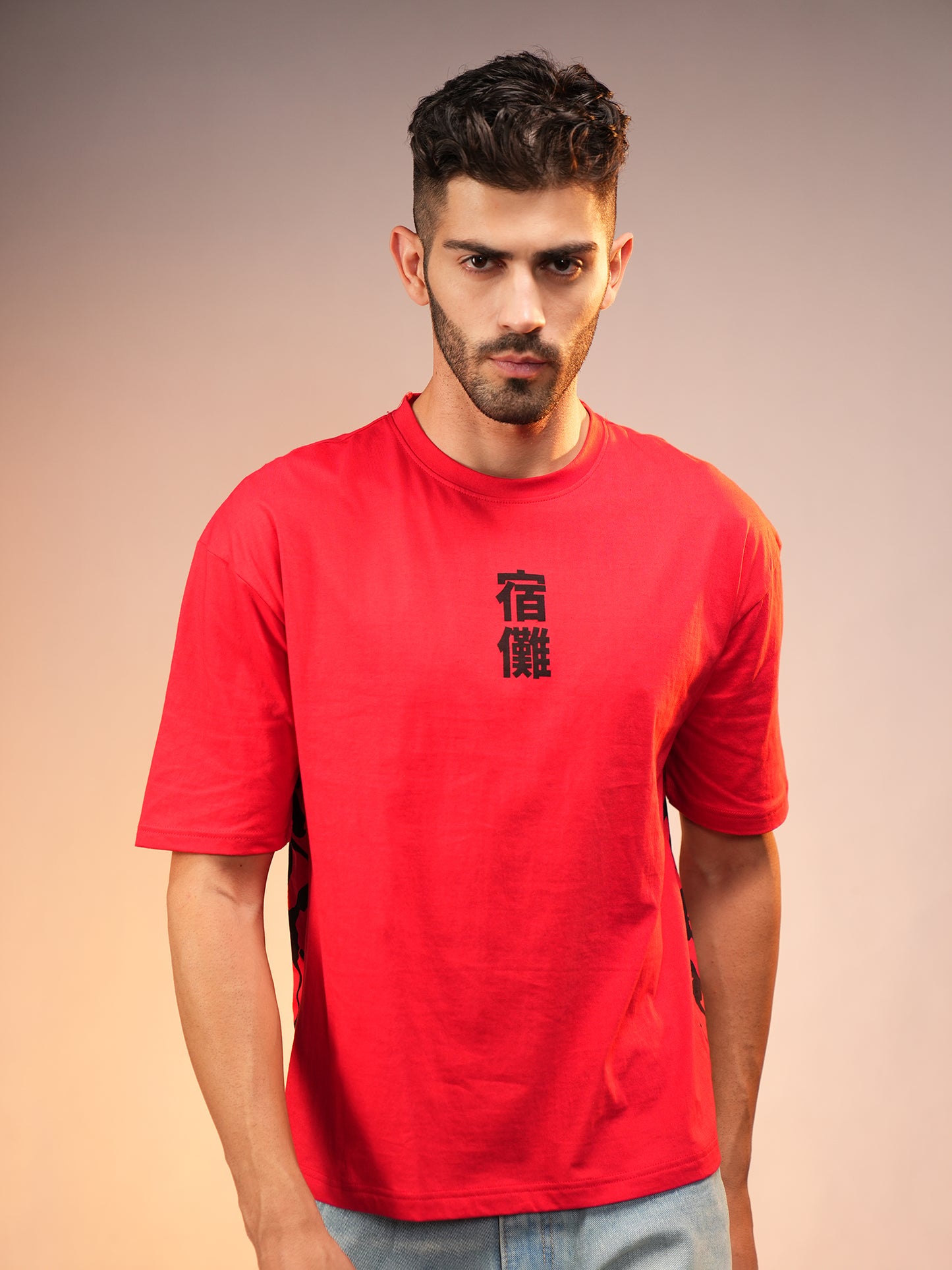 King of Curses Chibi Sukuna Oversized T-Shirt | Qurrito