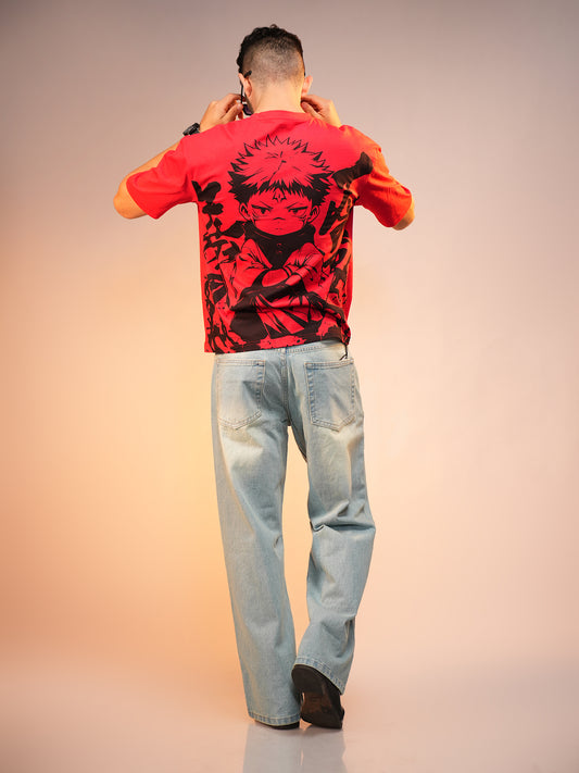 King of Curses Chibi Sukuna Oversized T-Shirt | Qurrito