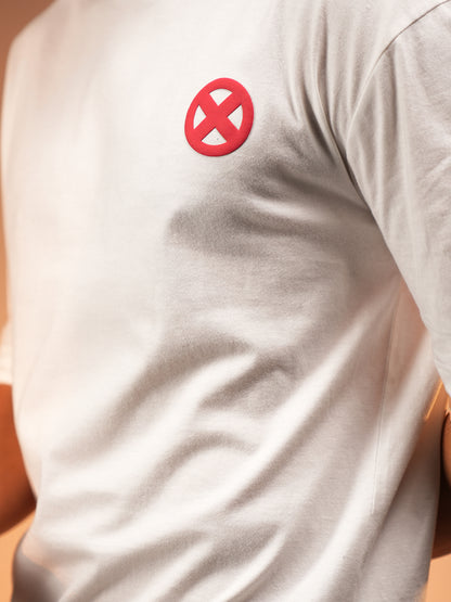 X-Bear Zero F's Oversized T-Shirt | White | Qurrito
