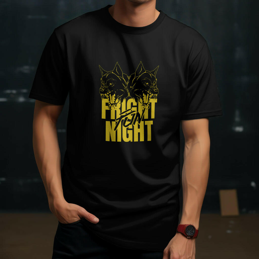 Fierce dual-wolf design on Bold Wolf Graphic T-Shirt – edgy streetwear essential
