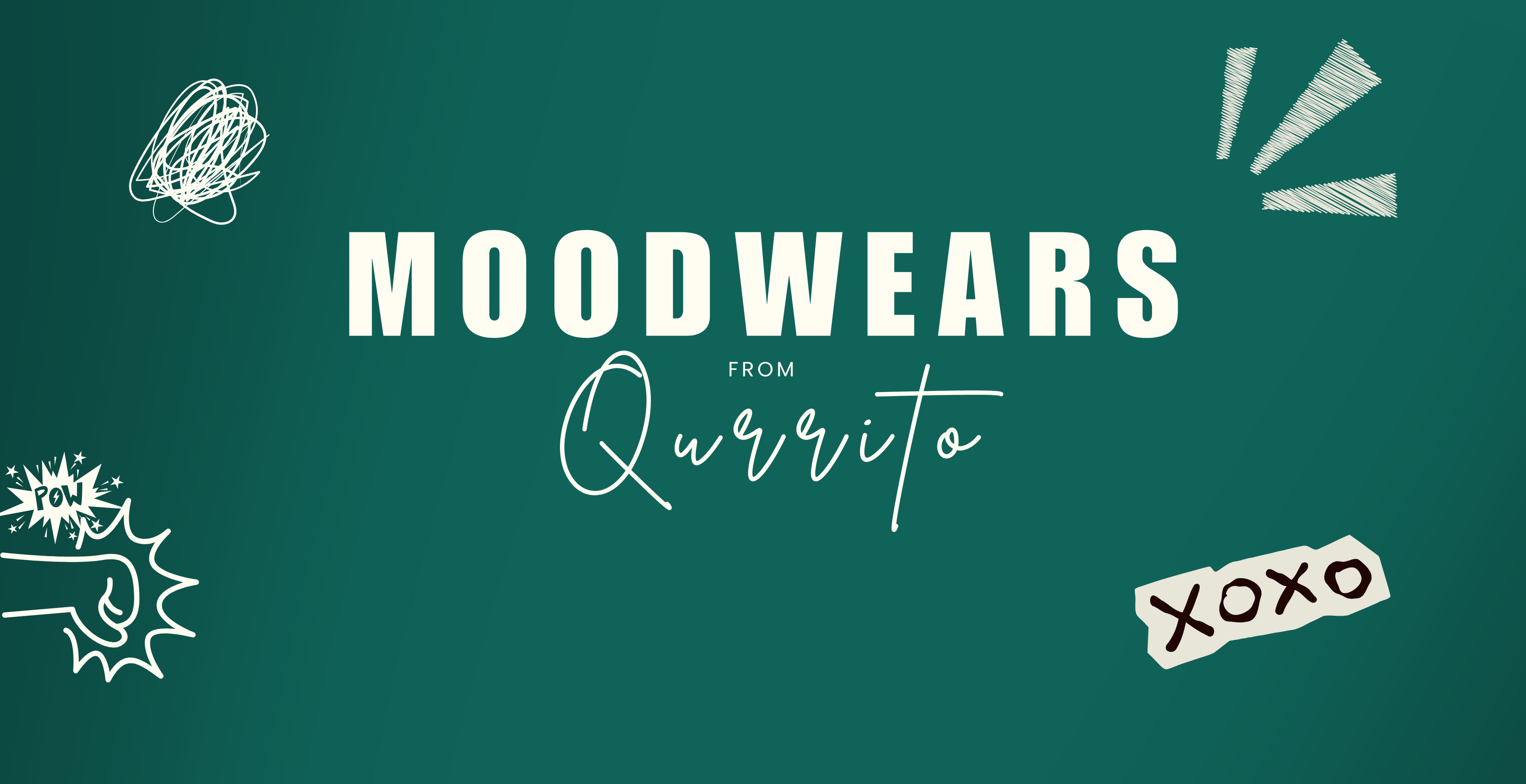 Load video: Qurrito Moodwear video introducing mood-based design concept featuring nine moods — Chill, Confident, Energetic, Grumpy, Happy, Mysterious, Playful, Romantic, and Serious — showcasing oversized graphic T-shirts that match every mood and vibe.