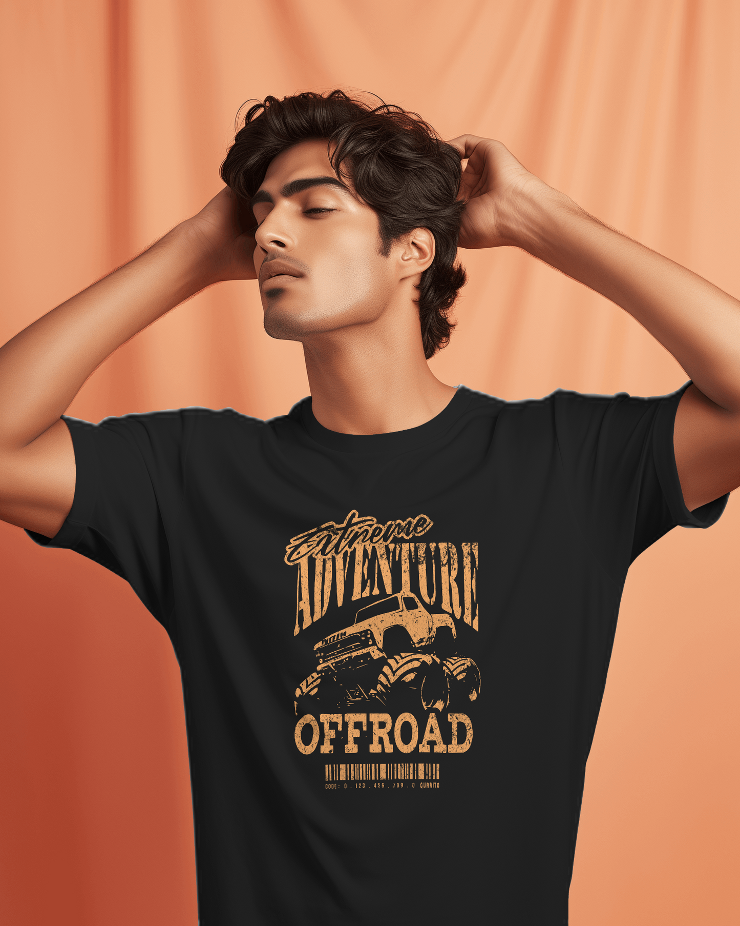 Monster TrucK Graphic Regular-Fit T-Shirt — Extreme Offroad Trailwear