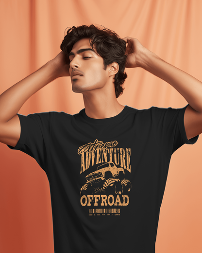 Monster TrucK Graphic Regular-Fit T-Shirt — Extreme Offroad Trailwear