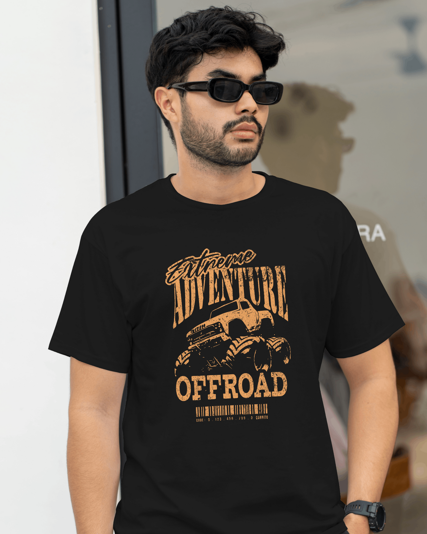 Monster TrucK Graphic Regular-Fit T-Shirt — Extreme Offroad Trailwear