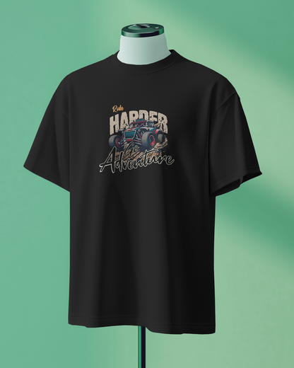 Ride Hard Offroad T-Shirt – Buggy Graphic worn by model