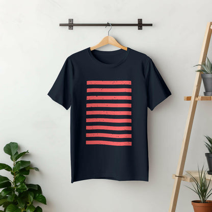 Stripes of Boldness T-Shirt – Minimal Meets Modern