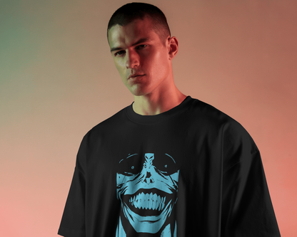 Solo Leveling anime streetwear t-shirt with Statue of God graphic – oversized fit