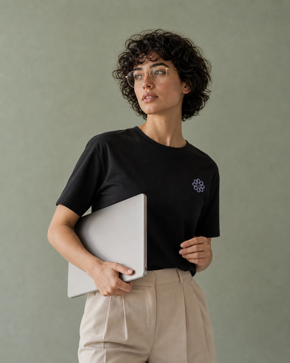 Bloom Tee | Floral Embroidery